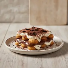 Tiramisù con crema al cioccolato