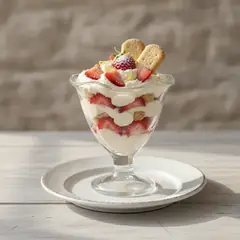 Tiramisù ricotta e fragole con Pavesini