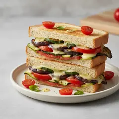 Toast vegetariano