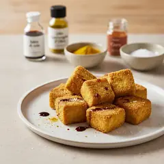 Tofu in friggitrice ad aria