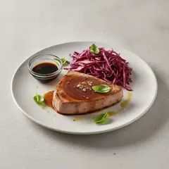 Tonno glassato alla salsa di soia