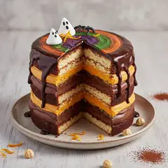 Torta a strati di Halloween