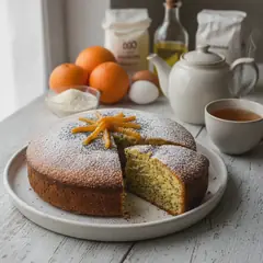 Torta agli agrumi e semi di papavero