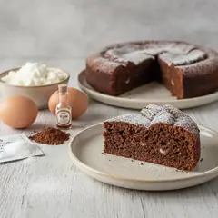 Torta al cacao senza burro