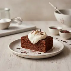 Torta al cioccolato con panna acida