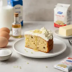 Torta al sambuco con frosting al formaggio