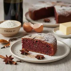 Torta al vino rosso