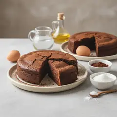 Torta all'acqua al cacao