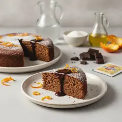 Torta all'acqua al cioccolato