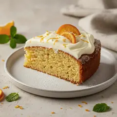 Torta all’arancia con crema allo yogurt