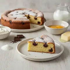 Torta alla ricotta e cioccolato