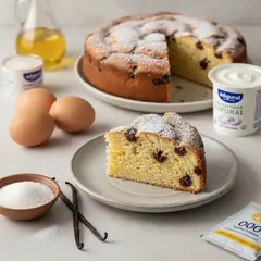 Torta allo yogurt con gocce di cioccolato