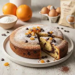 Torta arancia e cioccolato