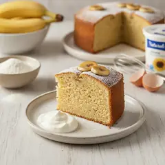Torta banane e yogurt