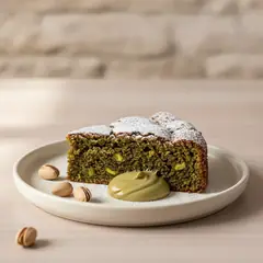 Torta caprese al pistacchio