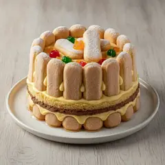 Torta charlotte alla zuppa inglese