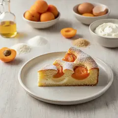 Torta di albicocche e ricotta