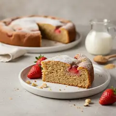 Torta di farro e fragole