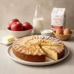 Torta di mele a raggi