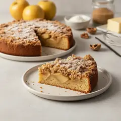 Torta di mele con crumble