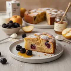 Torta di mele e more senza glutine