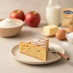 Torta di mele invisibili
