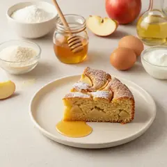 Torta di mele senza zucchero