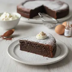 Torta di ricotta e cacao senza farina