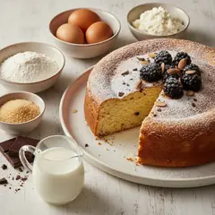 Torta di ricotta morbidissima