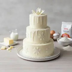 Torta fiocco di neve