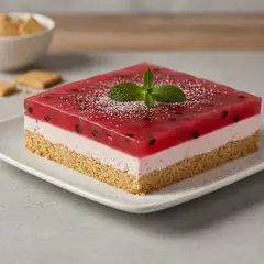 Torta fredda al gelo di mellone
