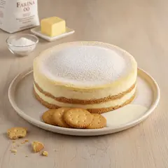 Torta latte e biscotti