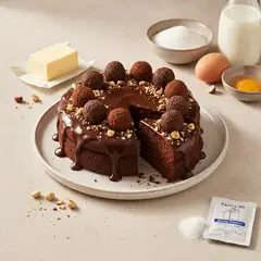 Torta morbida al cacao con ganache al cioccolato