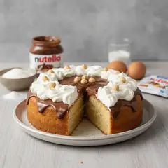 Torta panna e Nutella