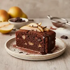 Torta pere e cioccolato senza lattosio