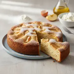 Torta ricotta e mele