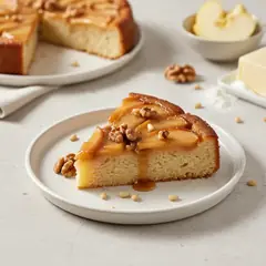 Torta rovesciata alle mele vegana