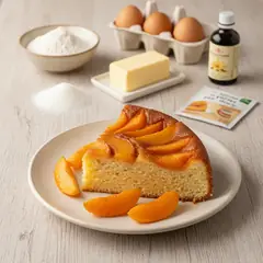 Torta rovesciata alle pesche