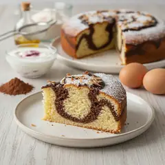 Torta soffice cocco e cioccolato