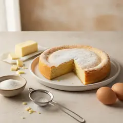 Torta tenerina al cioccolato bianco