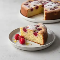 Torta vegan ai lamponi