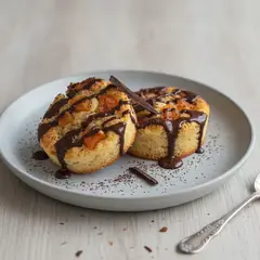 Tortine cioccolato e albicocche