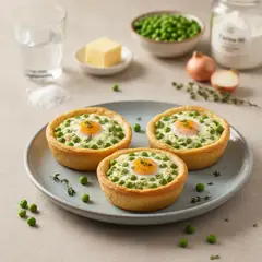 Tortine pasqualine con piselli