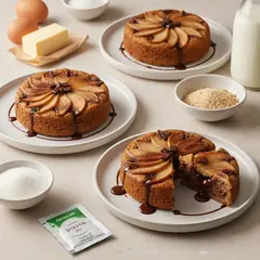 Tortine rovesciate pere e cioccolato