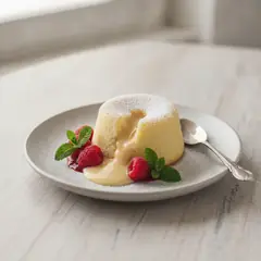 Tortini al cioccolato bianco, latte condensato e lamponi