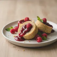 Tortini rovesciati ai lamponi