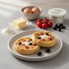 Tortini salati con robiola