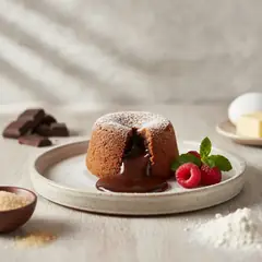 Tortino di cioccolato con friggitrice ad aria