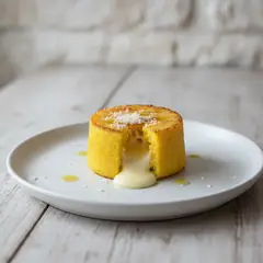 Tortino di polenta con cuore fondente