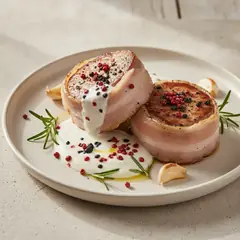 Tournedos al pepe rosa e sale nero delle Hawaii